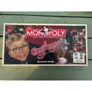Parker Brothers Monopoly a Christmas Story Collector's Edition 2007 Like New